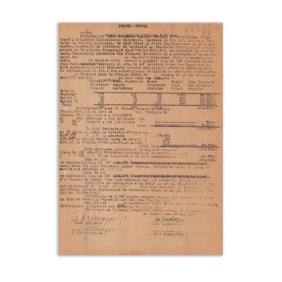 „Sextet”, comedie în 3 acte de Gregor Schmitt, tradusă de Sică Alexandrescu, text dactilografiat și scris olograf