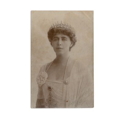 Principesa Maria a României, două fotografii tip carte poștală, atelier A. Brand