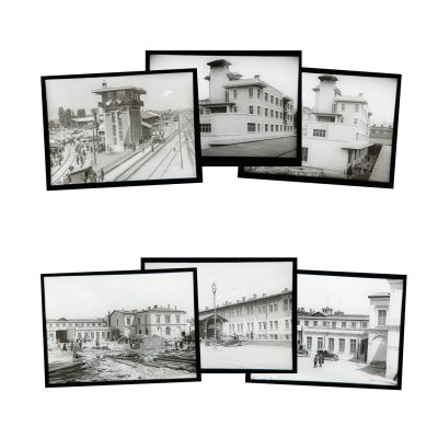 Construcția Gării de Nord, 19 clișee fotografice realizate de arh. Victor Ștefănescu
