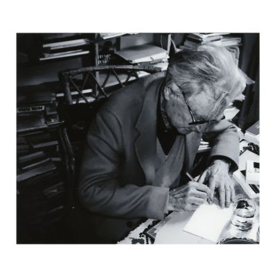 Două fotografii de presă cu Emil Cioran