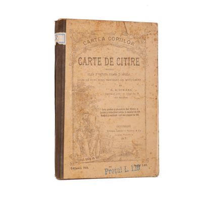 G. D. Scraba, Carte de citire pentru clasa II primară urbană și rurală, 1895, cu ex-librisul lui I. Popescu Băjenaru