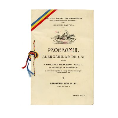 Programul alergărilor de cai, Herghelia Bonțida, 1928 