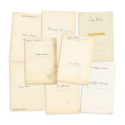 782 de semnături olografe ale membrilor Uniunii Scriitorilor din România