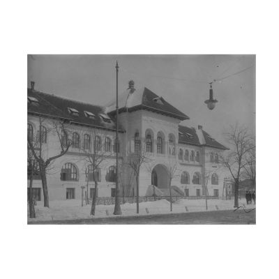 Construcția Institutului Geologic, 6 clișee fotografice realizate de arh. Victor Ștefănescu