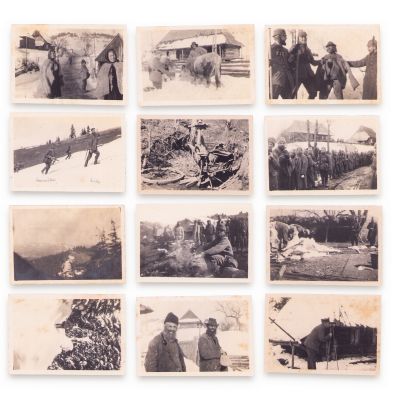 Rutenii și românii din zona Maramureșului sub ocupație austro-ungară, 53 fotografii de epocă, 1917