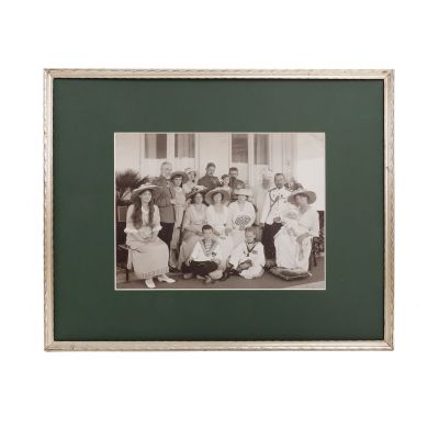 Vizita țarului Nicolae al II-lea la Constanța, fotografie de epocă, 1914, atelier F. Mandy 