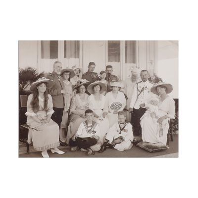 Vizita țarului Nicolae al II-lea la Constanța, fotografie de epocă, 1914, atelier F. Mandy 