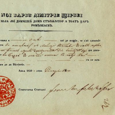Progon pentru caii de poștă, 1850
