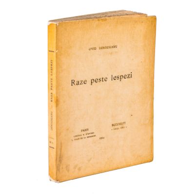 Ovid Densusianu, Raze peste lespezi, 1924, cu autograf