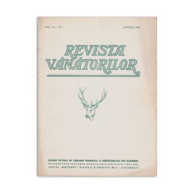 Revista Vânătorilor, trei numere, 1924 - 1926, din colecția familiei Ștefănescu