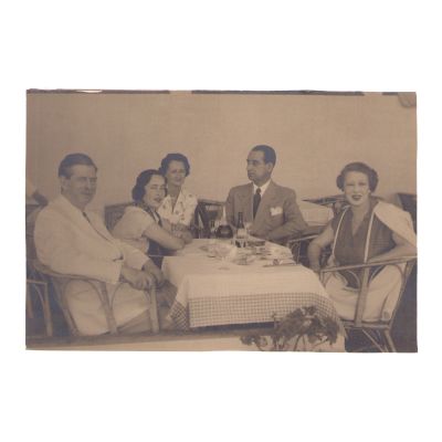 Carol Caraiman, Elena Lupescu și Ernest Urdăreanu în Portugalia, fotografie de epocă, Foto C. Madeira