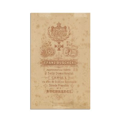 Principele Carol al României, fotografie format carte-de-visite, 1878