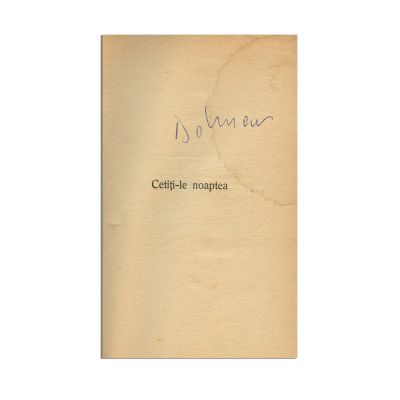 Ion Minulescu, Cetiți-le noaptea, 1930, cu semnătura olografă a lui Vasile Dobrian și o gravură originală 