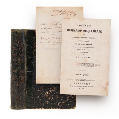 Louis Aimé Martin, Educaţia mumelor de familie, traducere de I. D. Negulici,  1844, două volume colligate