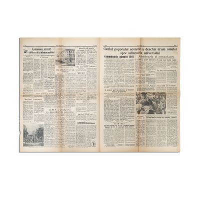 Publicația „Scînteia”, Anul XXX, Nr. 5133, 13 aprilie 1961 - „U.R.S.S. a înfăptuit primul zbor al omului în cosmos”