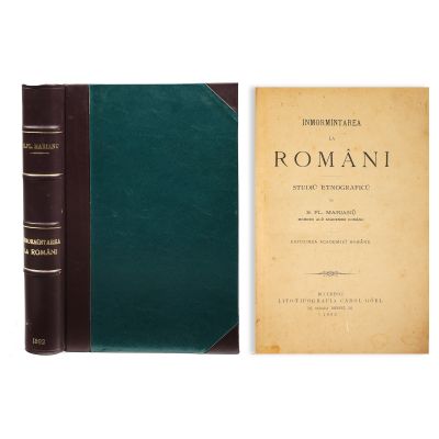 Simion Fl. Marian, Înmormântarea la Români, 1892