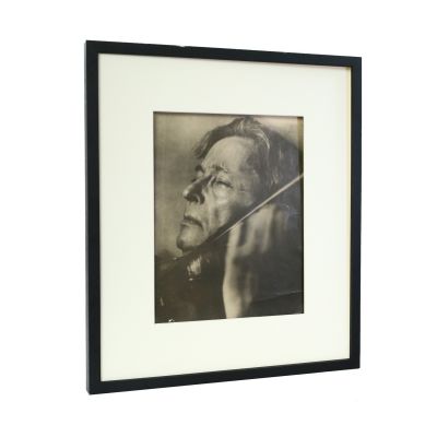 George Enescu interpretând Poème de Ernest Chausson