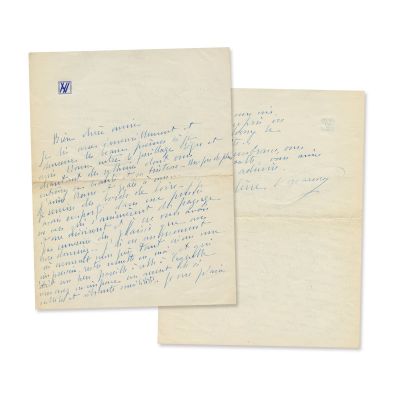Elena Văcărescu, scrisoare redactată olograf