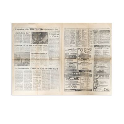 Publicația „Libertatea”, Anul I, Nr. 1, 22 decembrie 1989 - „Primul ziar liber”
