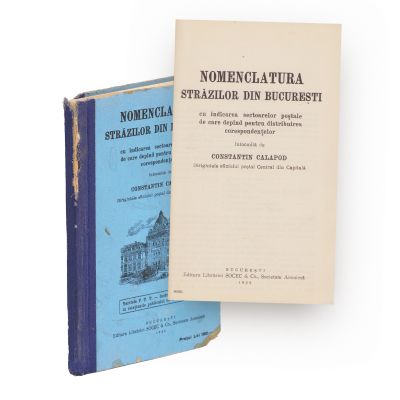 Constantin Calapod, Nomenclatura străzilor din București, 1928