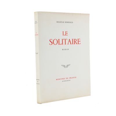 Eugen Ionescu, Le solitaire, 1973, cu dedicație pentru Christine Seclerch