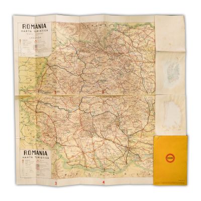O.N.T., Harta Turistică a României, 1940