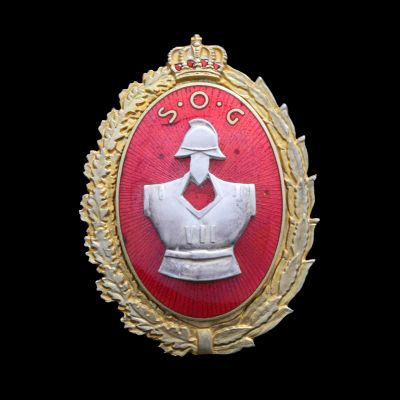 Insignă de 7 ani „Școala de Ofițeri de Geniu”