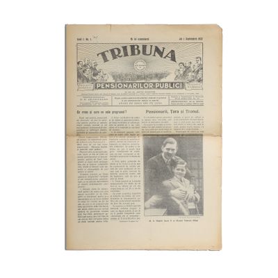 Publicația „Tribuna”, Anul I, Nr. 1, 1 septembrie 1932