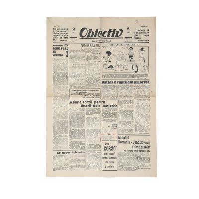 Publicația „Obiectiv”, Anul I, Nr. 1, 28 aprilie 1937 