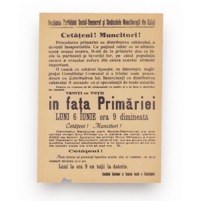 Trei afișe propagandistice ale Partidului Socialist, 1920