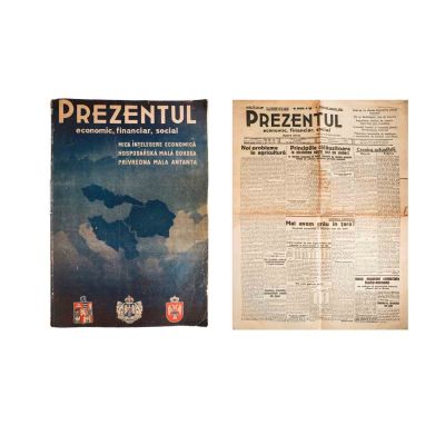 Publicația „Prezentul”, nr. 597 + un număr special dedicat formării Micii Antante, 1937 - 1938