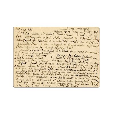 Miron Grindea, carte poștală pentru Mircea Eliade, 1929