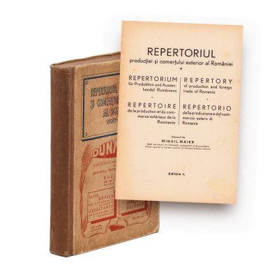 Mihail Maier, Repertoriul producției și comerțului exterior al României, 1939-1940