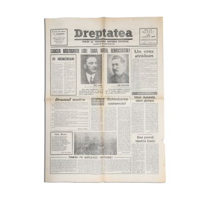 Publicația „Dreptate”, Anul XXII, seria a IV-a, Nr. 1, 5 februarie 1990