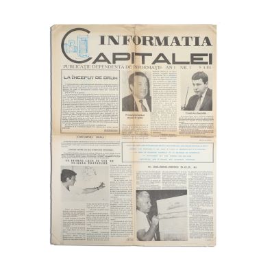 Publicația „Informația capitalei”, Anul I, Nr. 1, [1990]