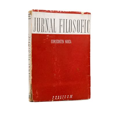 Constantin Noica, Jurnal filosofic, 1944, cu dedicație pentru Vasile Voiculescu