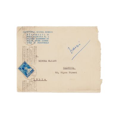 Scrisoare de la Institutul Social Român pentru Mircea Eliade, 1929