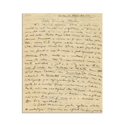 Octav Șuluțiu, scrisoare pentru Mircea Eliade, 1933