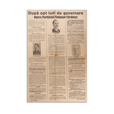 „Opera Partidului Național-Țărănesc”, afiș