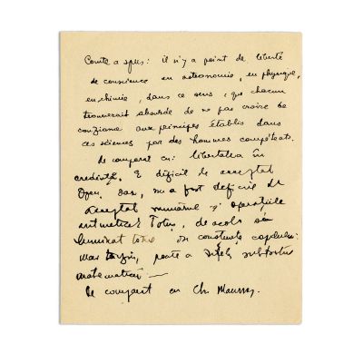 Mircea Eliade, Însemnări și observații, iulie 1928, șase file manuscris