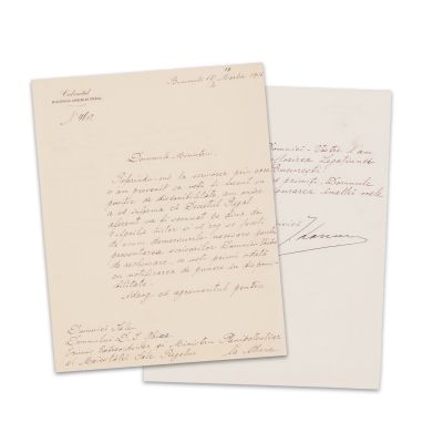 Iacob N. Lahovari, scrisoare pentru Dimitrie Ghica, 17/30 martie 1905