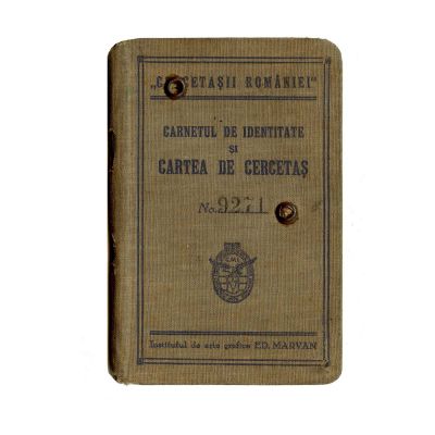 Bărdaș Gheorghe, Carnet de identitate și carte de cercetaș, cca. 1930