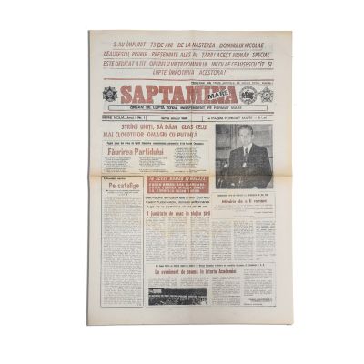 Publicația „Săptămâna Mare”, Anul I, Nr. 1, serie nouă, 1991