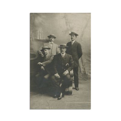 Constantin Bacalbașa, patru fotografii tip carte poștală