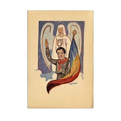 Cercetașii României, carte poștală ilustrată
