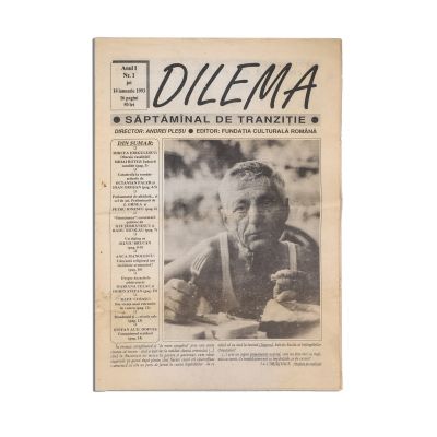 Publicația „Dilema”, Anul I, Nr. 1, 14 ianuarie 1993 