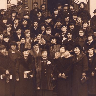 Alexandrina Cantacuzino și Societatea Ortodoxă Națională a Femeilor Române, fotografie de epocă