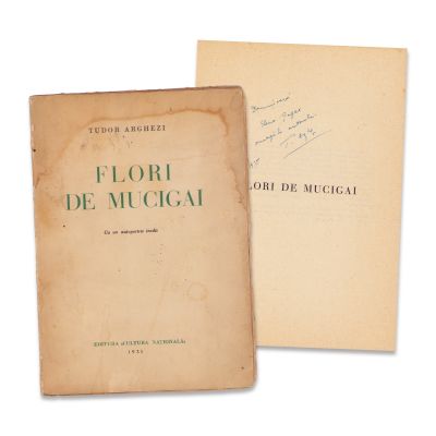 Tudor Arghezi, Flori de Mucigai, 1931, cu dedicație pentru Elena Gagea