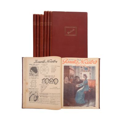 Publicația „Gazeta noastră ilustrată”, anul II, 65 de numere colligate în 6 volume, 1929