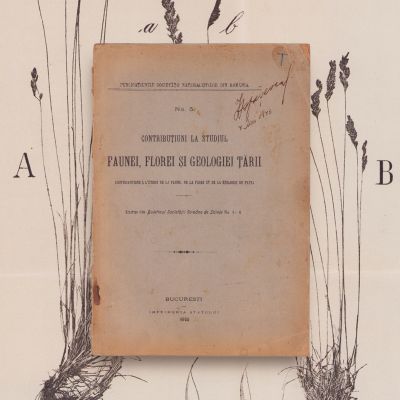 Contribuțiuni la studiul faunei, florei și geologiei țării, 1922 